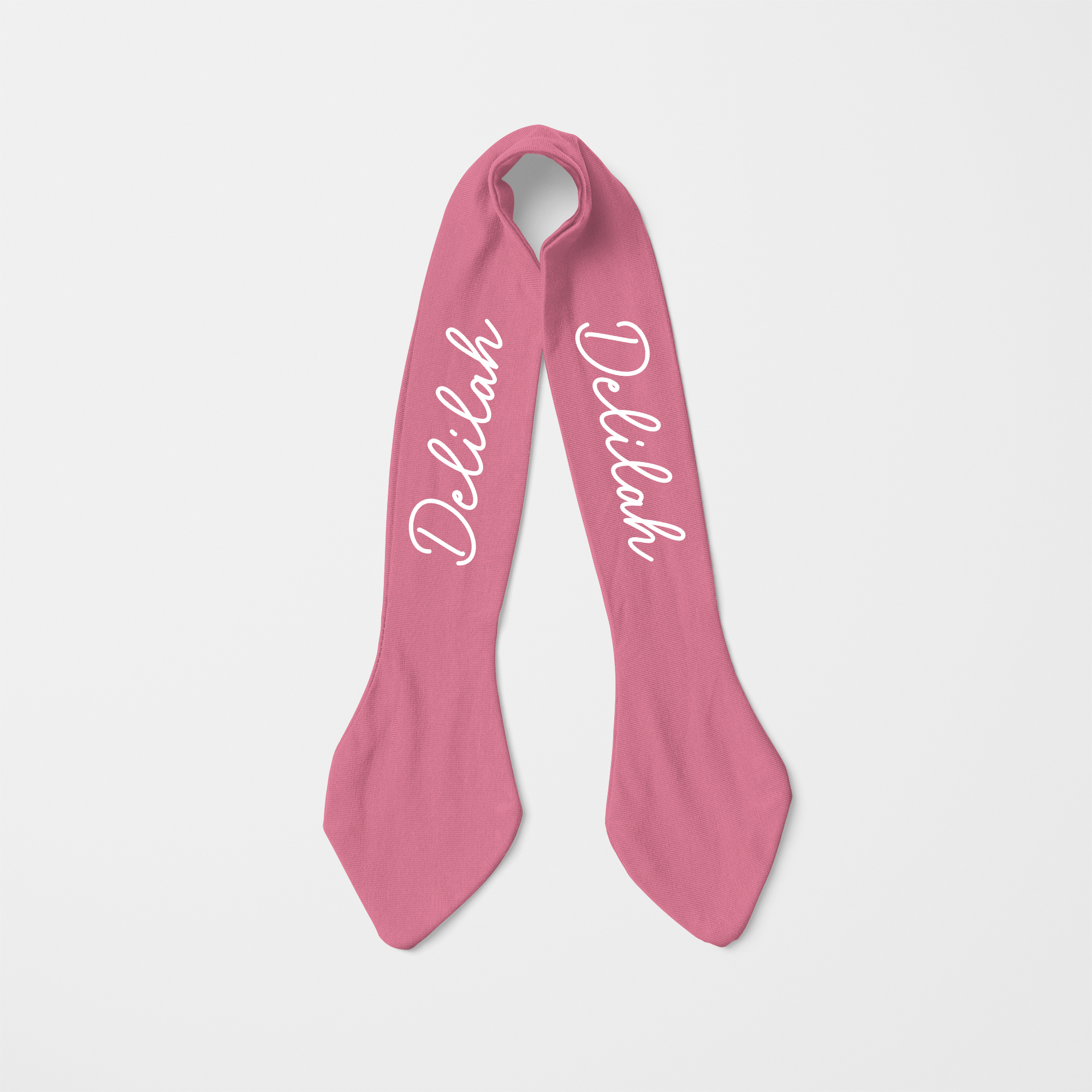 Pink Butterfly Personalized Knotted Headband