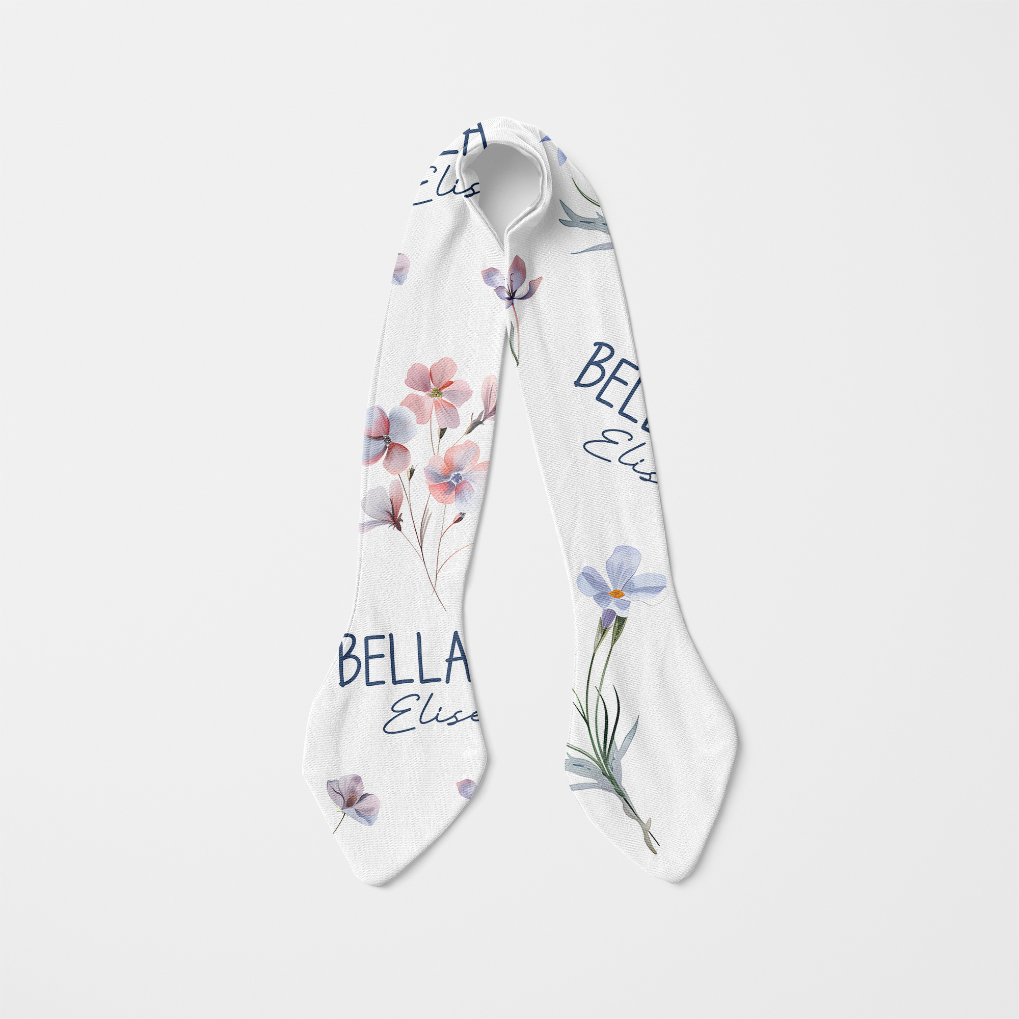 Pretty Wildflower Floral Personalized Infant Headbands