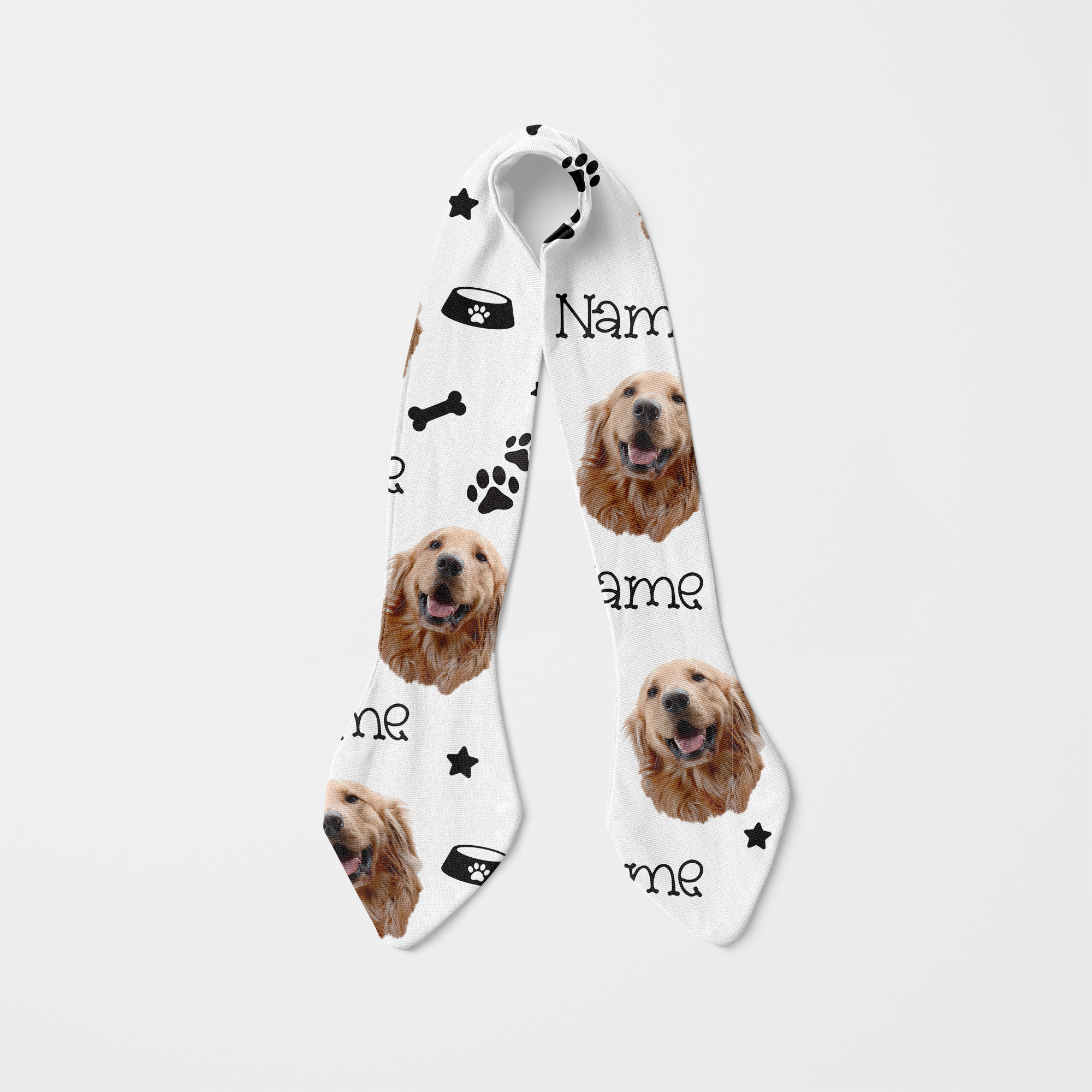 Dog Portrait Personalized Knotted Headband