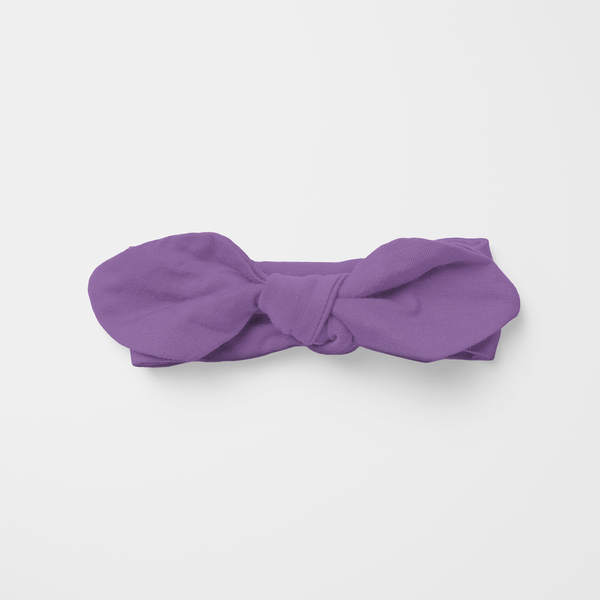 Purple Butterfly Personalized Knotted Headband