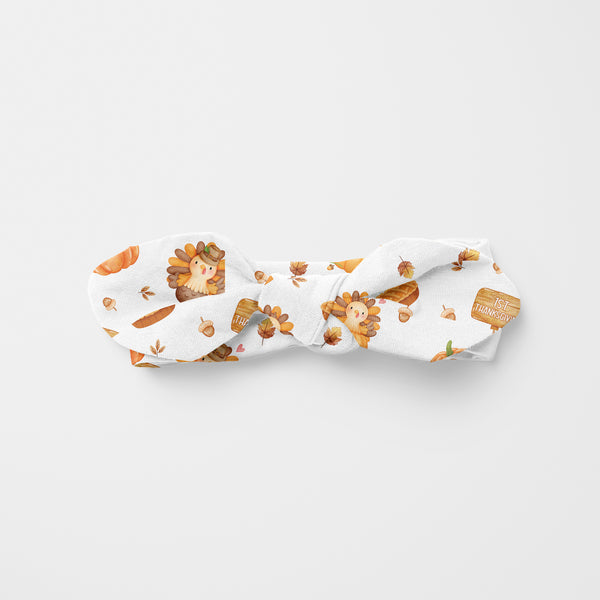 Babe's 1st Thanks Giving Personalized Infant Headband