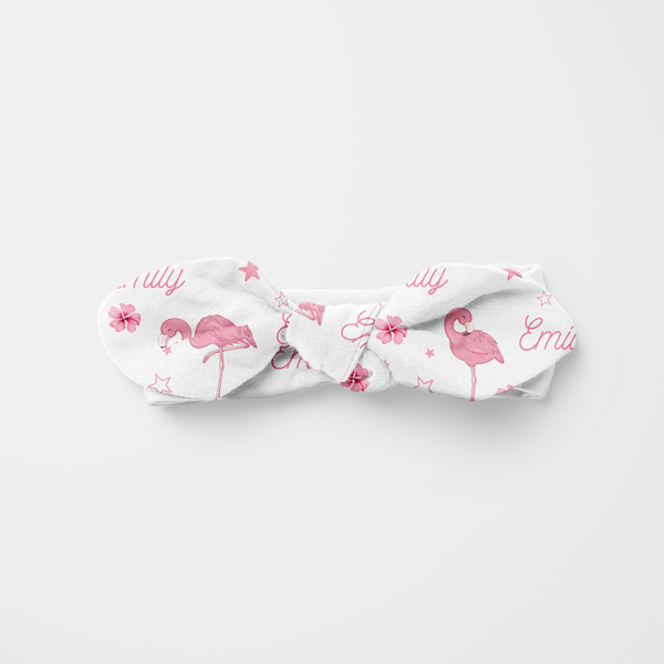 Flamingo Personalized Infant Headbands