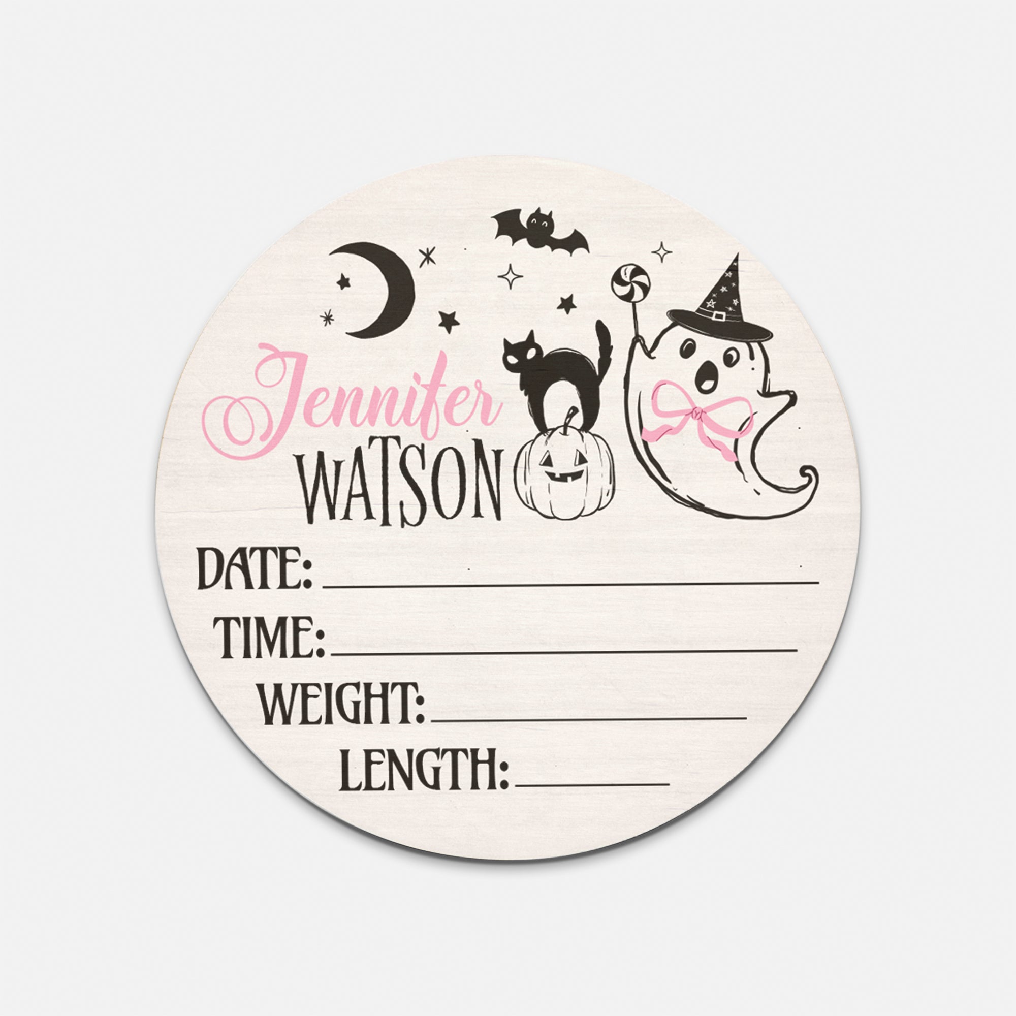 Boo Babes Personalized Wood Sign