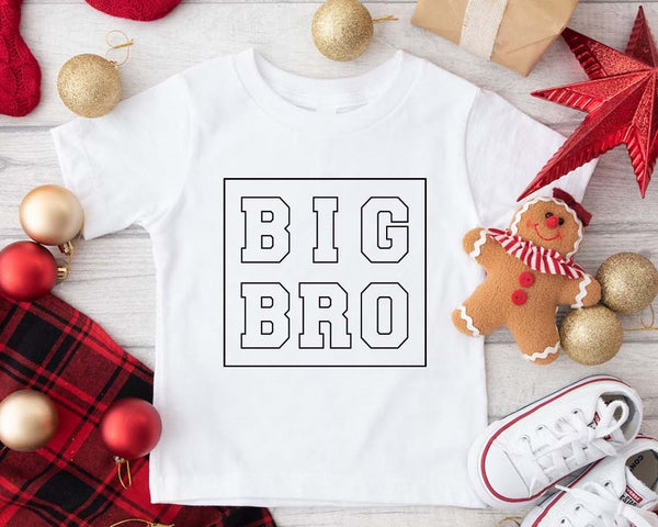 Big Bro Toddler Shirt, Big Brother Infant Shirt