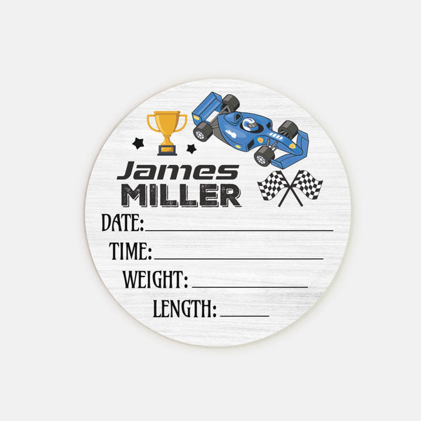 Pit Crew Personalized Wood Sign