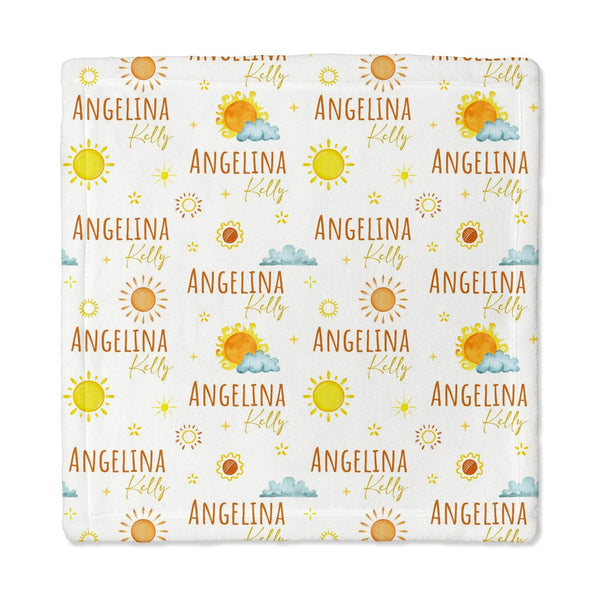 Sunshine Personalized Lovey Blanket