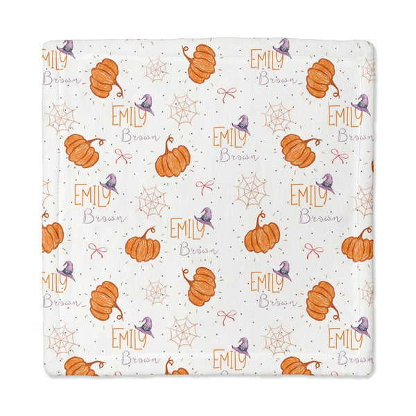 Little Pumpkin Personalized Lovey Blanket