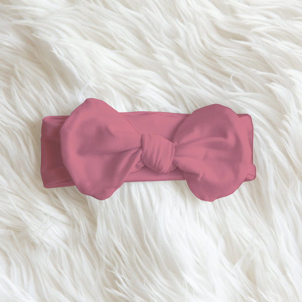 Pink Milk Drunk Personalized Bow Headband