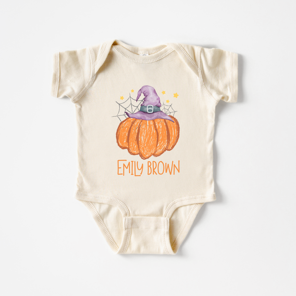 Little Pumpkin Personalized Graphic Bodysuit