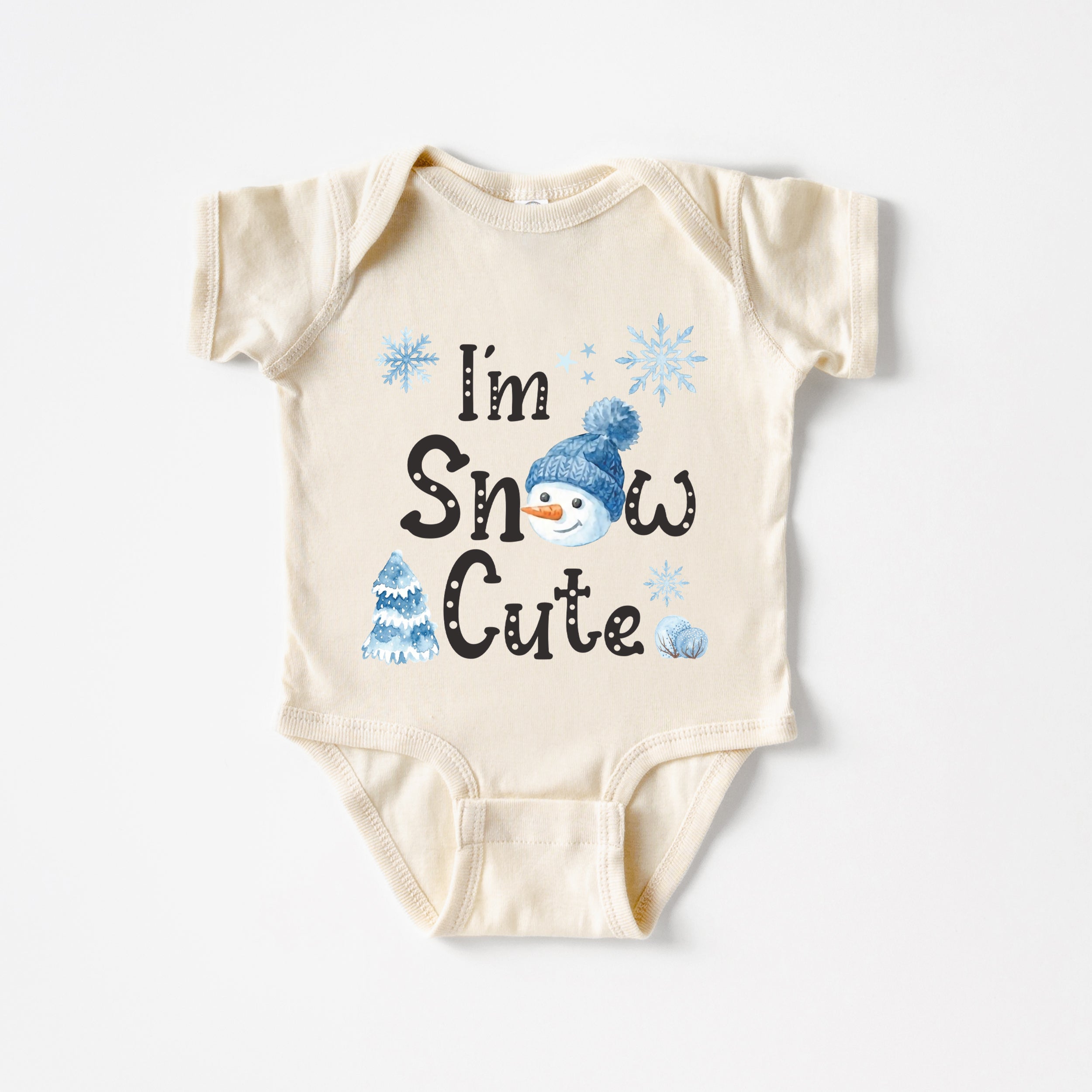 Snowman Personalized Bodysuit