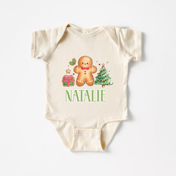 Gingerbread Personalized Graphic Bodysuit