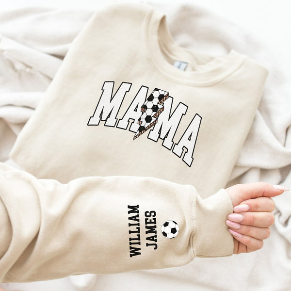 Personalized Soccer Mama Shirt - Custom Name Soccer Mom Shirt