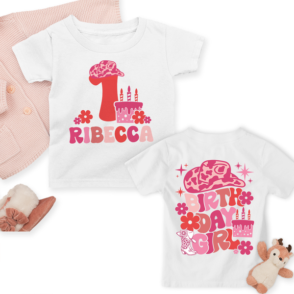 Birthday Cowgirl Romper, Western Birthday Romper