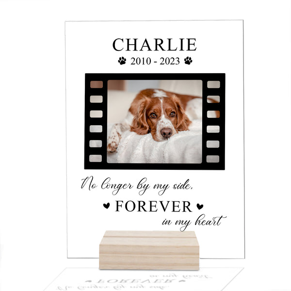 Personalized Memorial Pet Acrylic Plaque, Personalized Pet Photo Gift