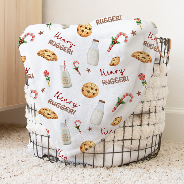 Sweet Cookie Personalized Kids Minky Blanket